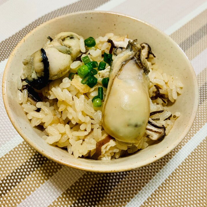 牡蠣の炊き込みご飯